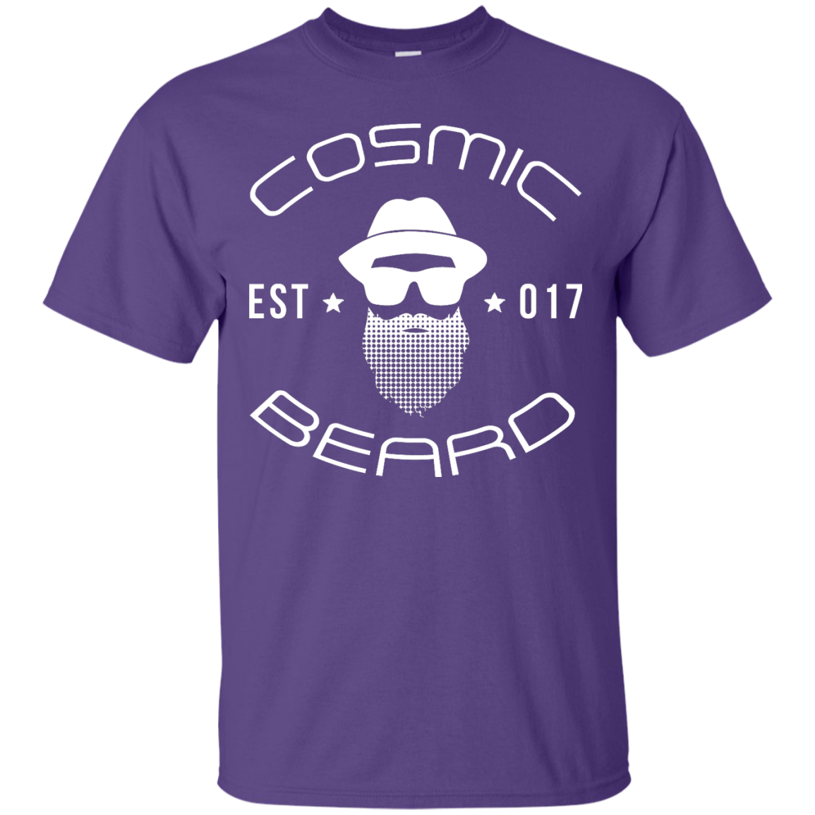 Cosmic Beard Branded T-Shirt with White Logo