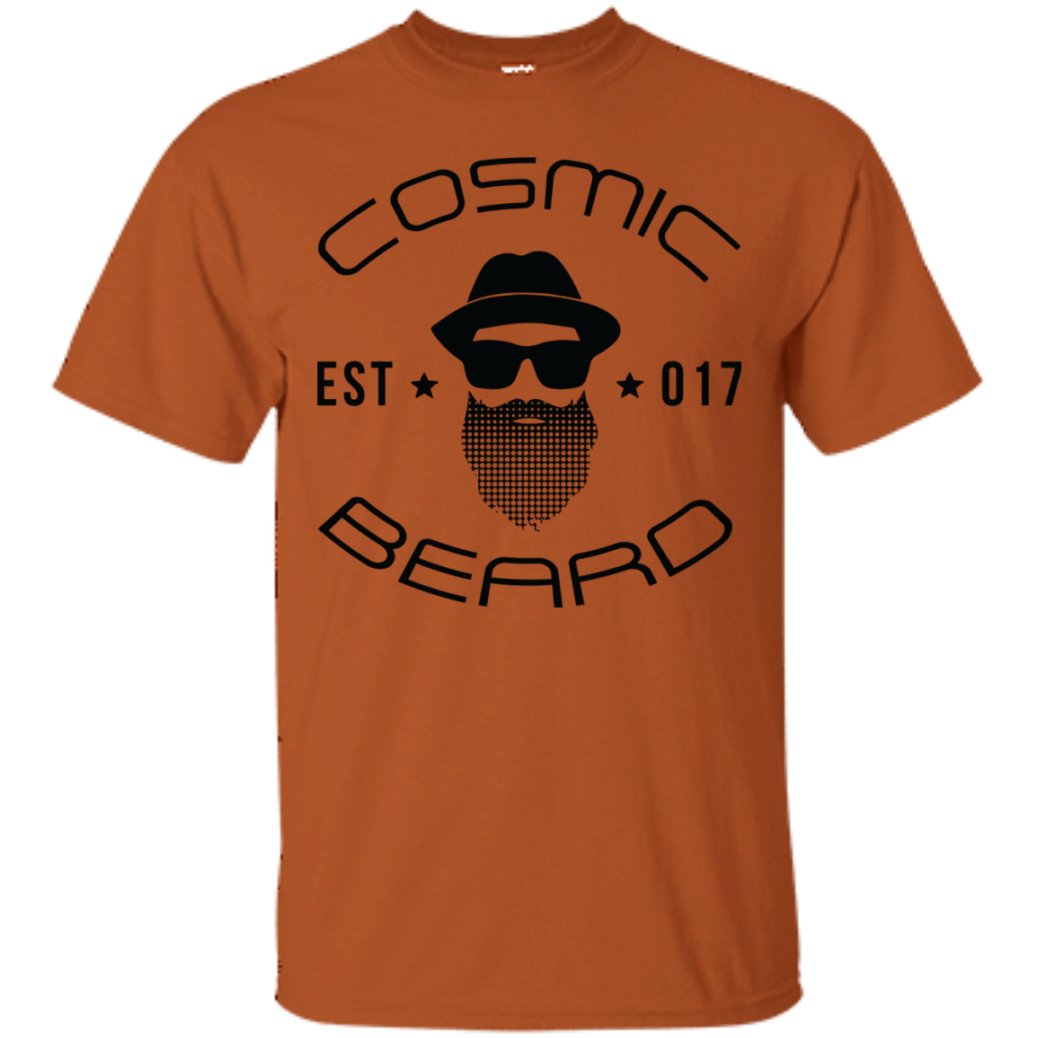 Cosmic Beard Branded T-Shirt with Black Logo